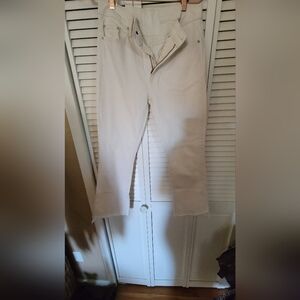 MOTHER Women's Cream Ankle Jeans